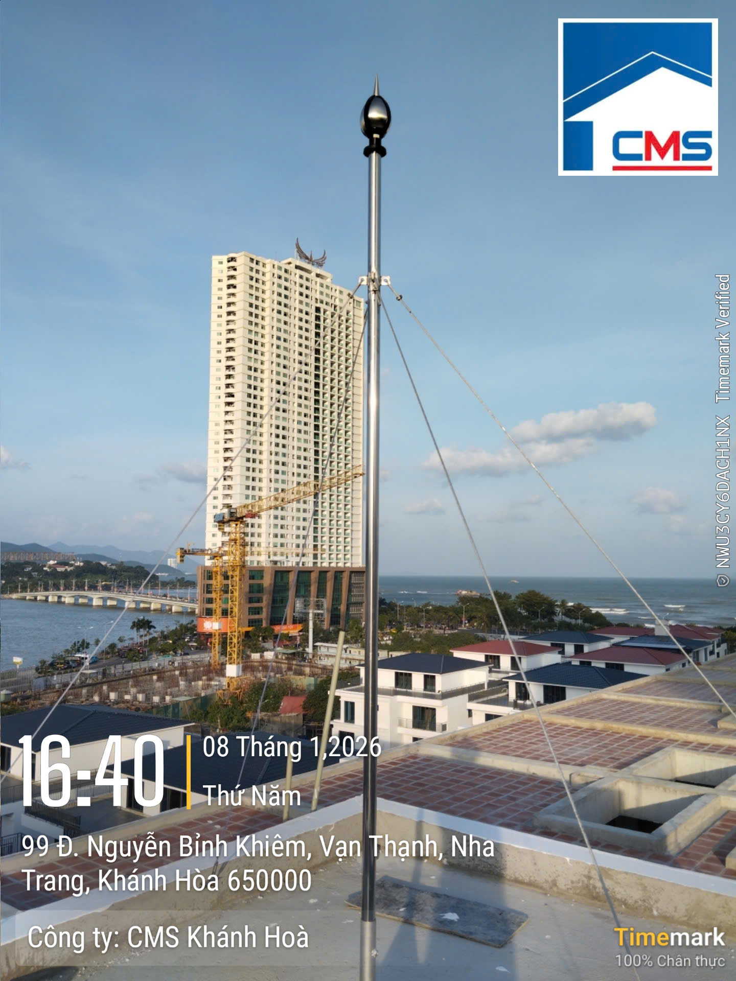 CHỐNG SÉT DỰ ÁN - CỒN TÂN LẬP - NHA TRANG